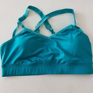 Foreign‎ Exchange sports bra teal women’s medium